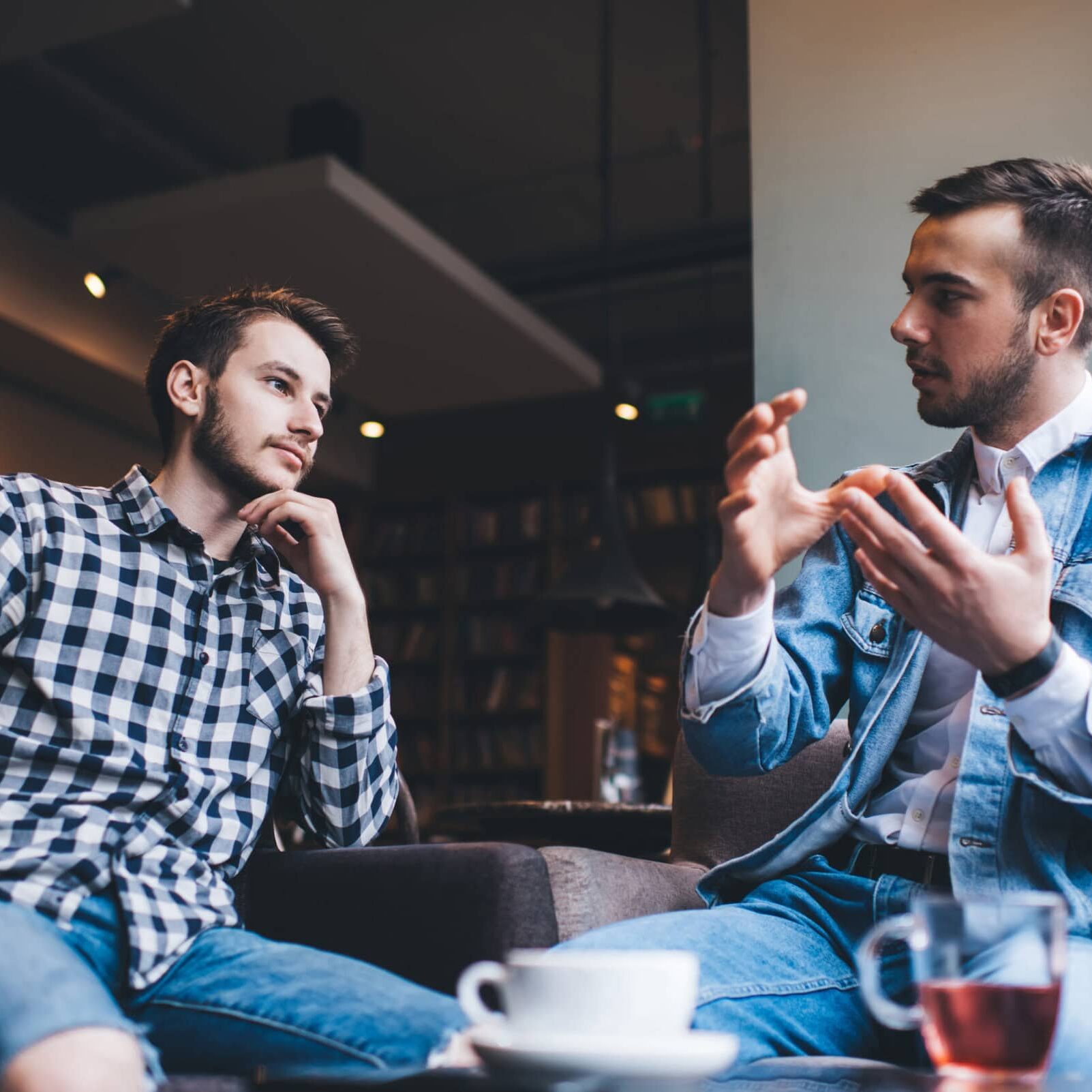 Coaches networking at an ICF chapter event