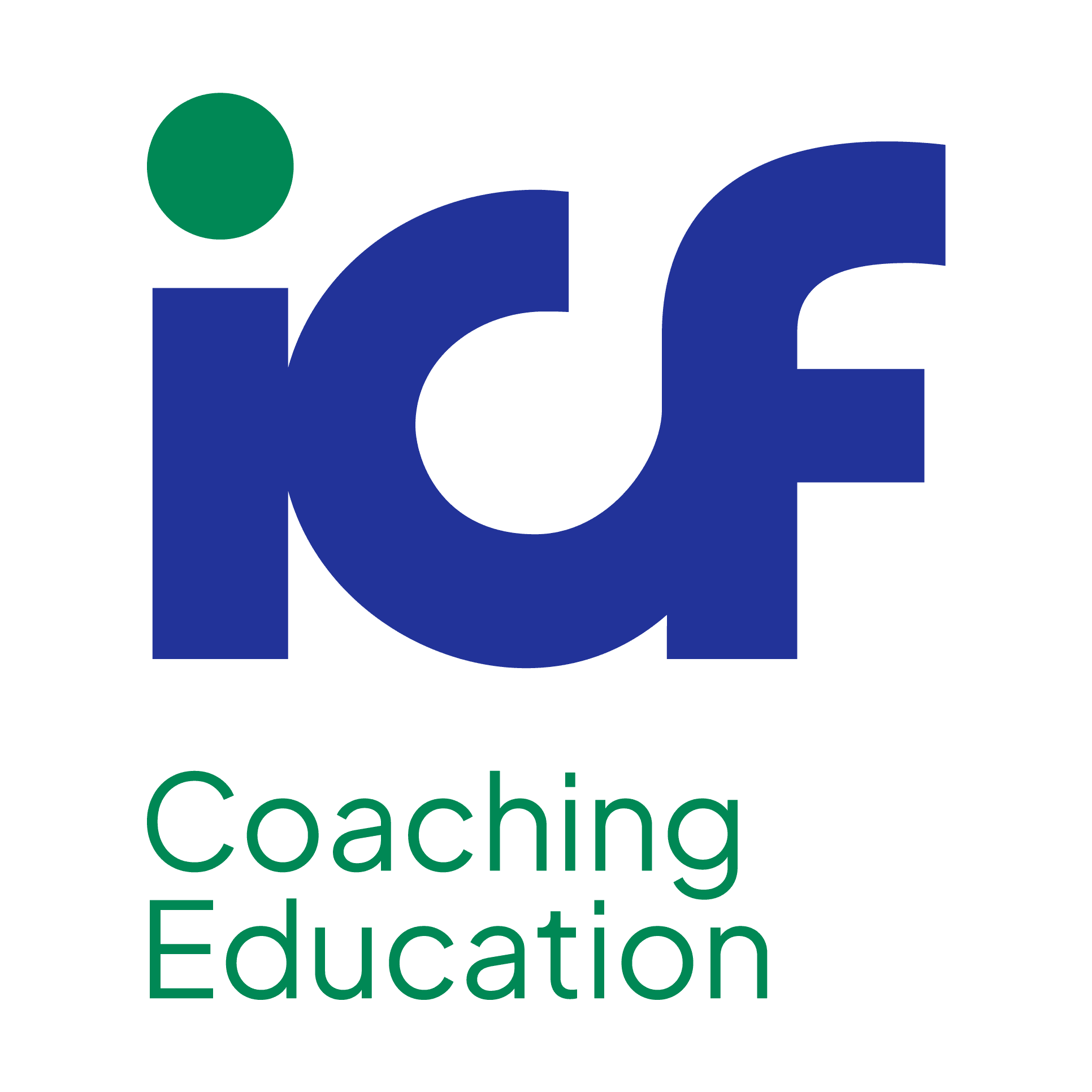 ICF Coaching Education full-color horizontal logo