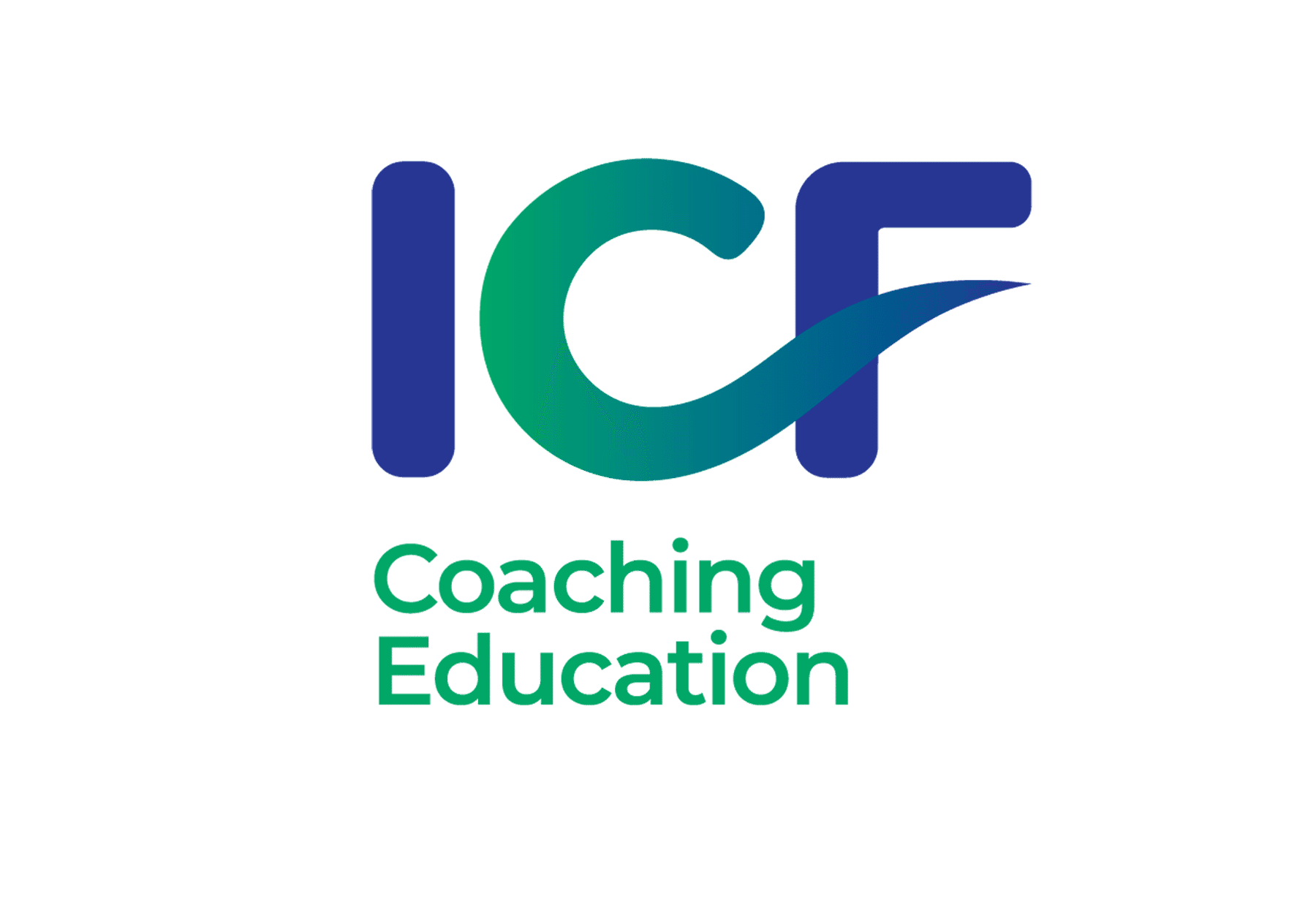 ICF Coaching Education full-color vertical logo