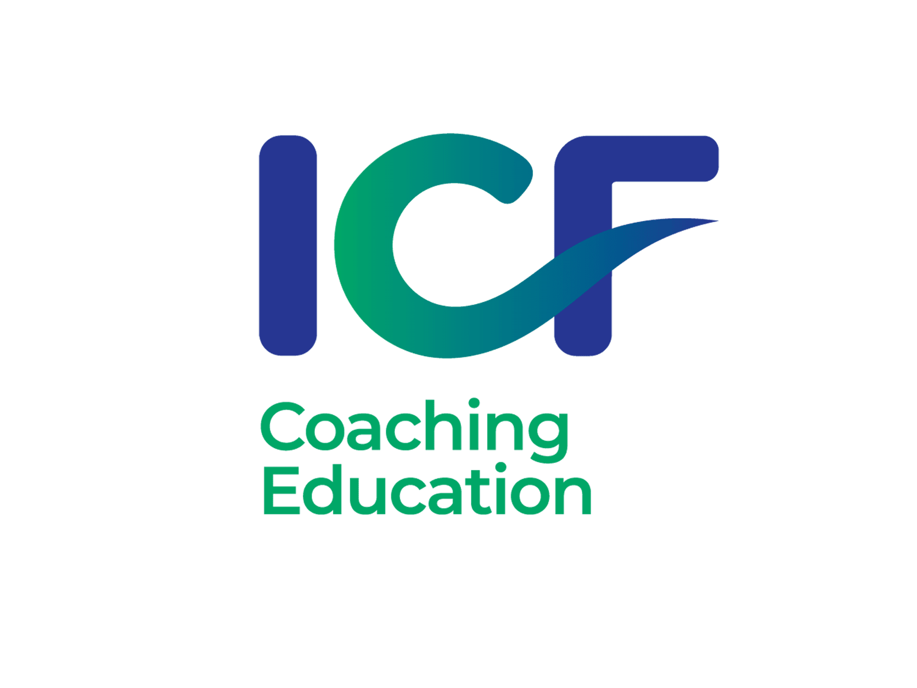 ICF Coaching Education full-color vertical logo
